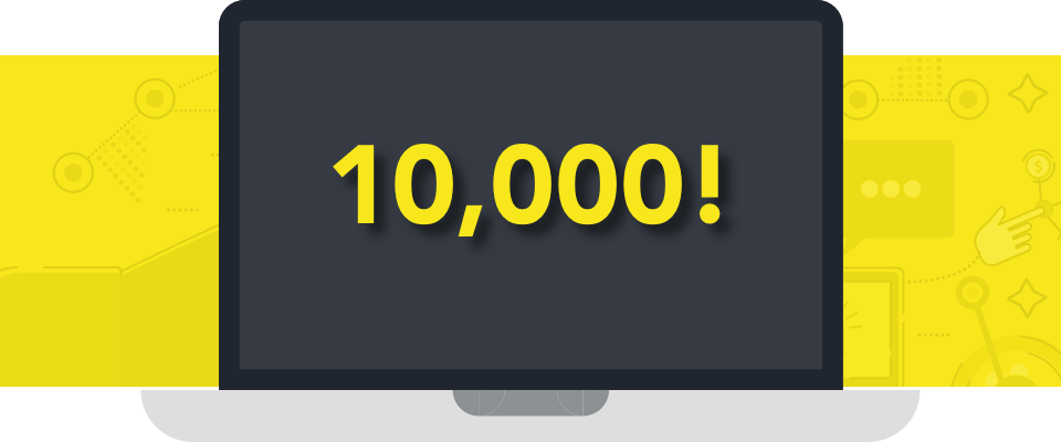 10,000 Podcasters!