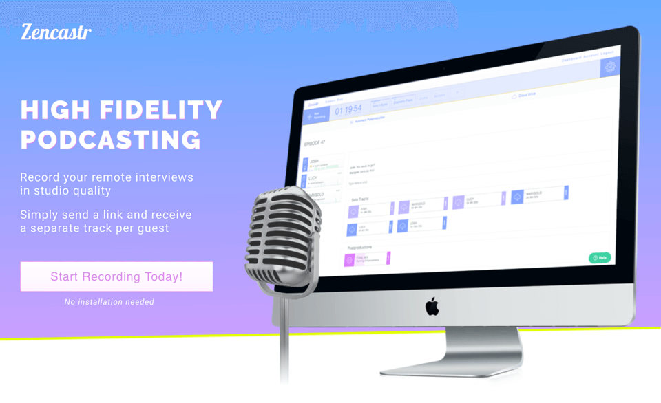 Zencastr Podcast Software Review