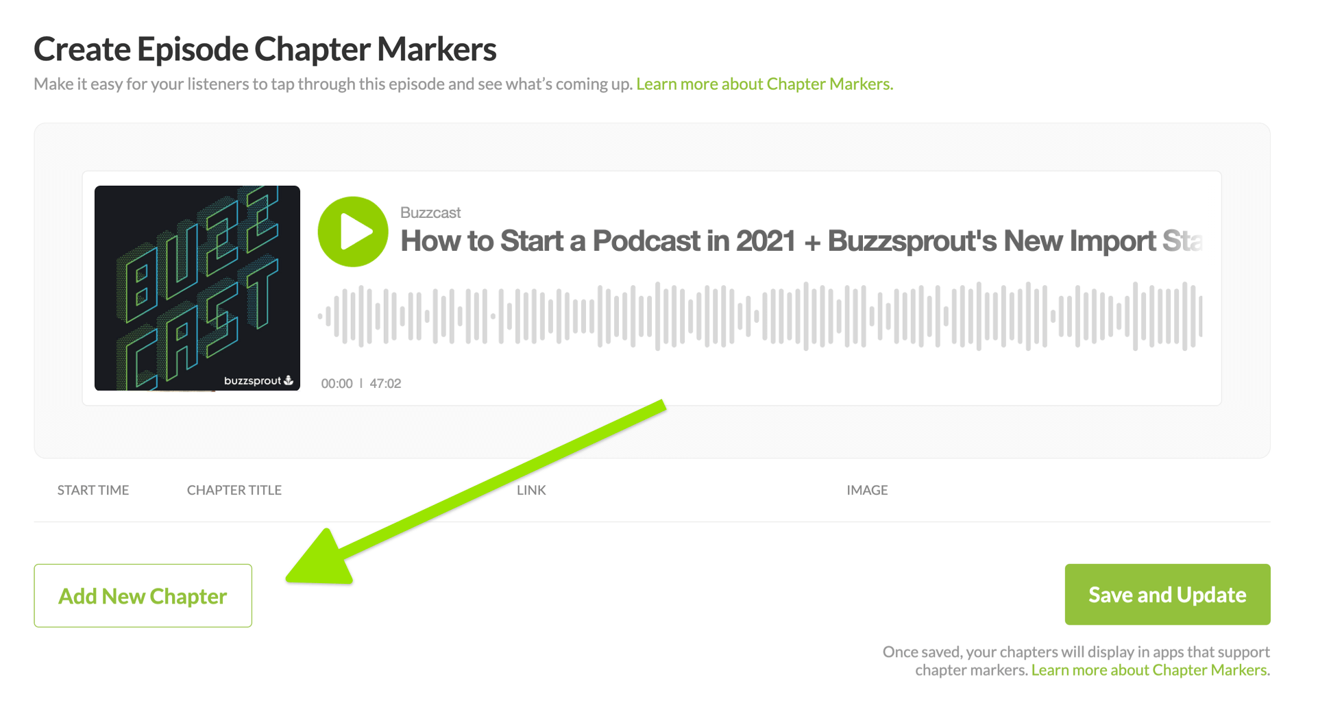Adding Chapter Markers to Your Audio Podcast Episodes