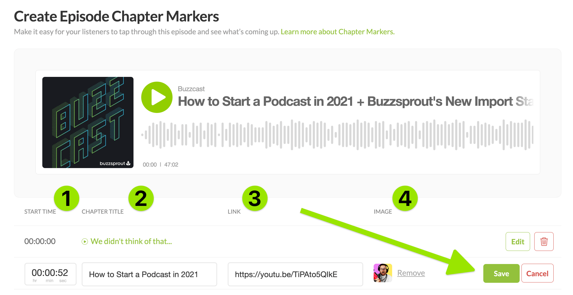 Add Images to Podcast Chapter Markers