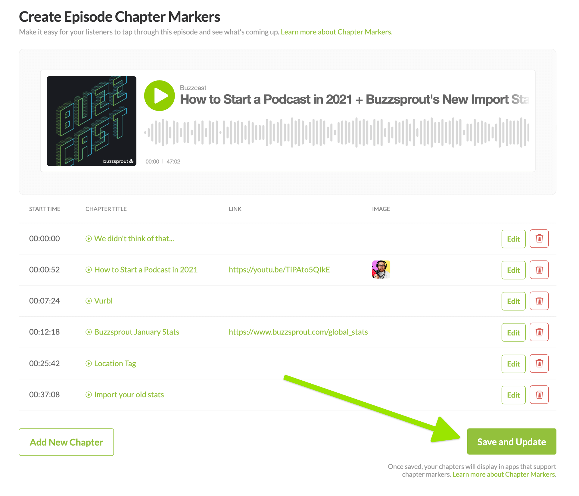 Create Chapter Markers — Buzzsprout Help